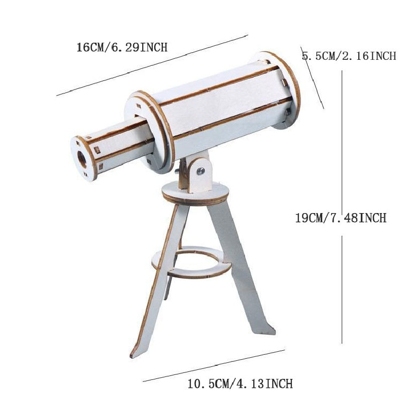 Telescopic Astronomical Telescope with Bracket DIY Kit