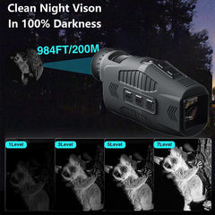 1080P Night Vision Monocular 5X Zoom