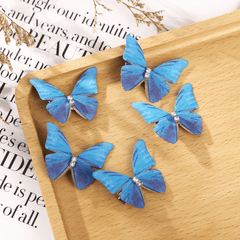 5pcs Butterfly Rhinestone Girls Hair Clip Set