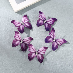 5pcs Butterfly Rhinestone Girls Hair Clip Set