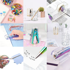 Acrylic Stapler & Tape Dispenser Set