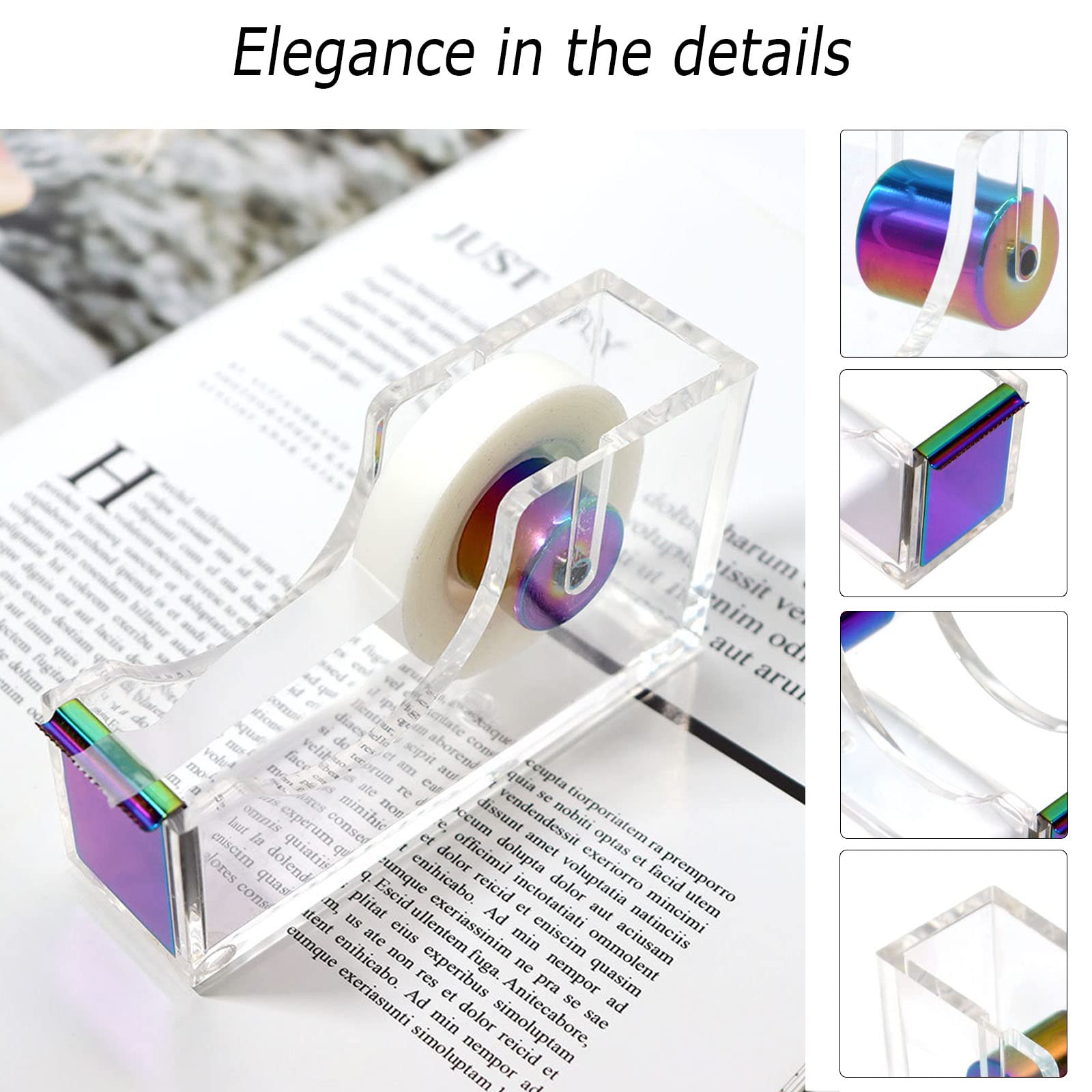 Acrylic Stapler & Tape Dispenser Set