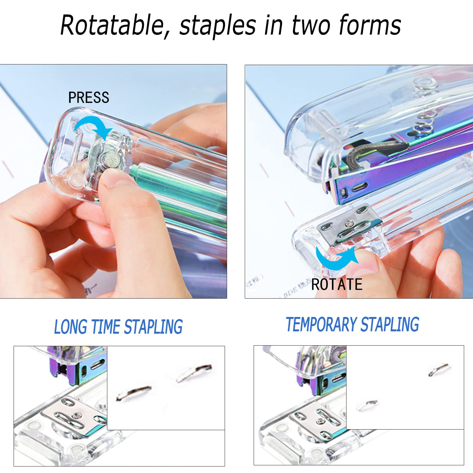 Acrylic Stapler & Tape Dispenser Set
