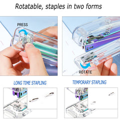 Acrylic Stapler & Tape Dispenser Set