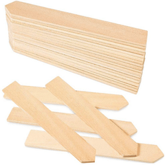 10pcs Wooden Plant Labels Insert Flower Blank Tags