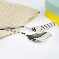 Portable Tableware Set with Storage Box Chopsticks Spoon Fork