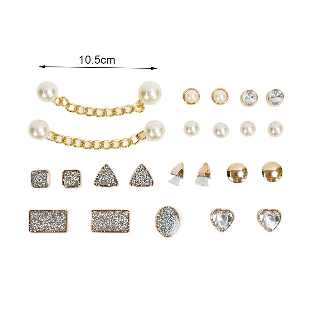 26pcs Rhinestones Shoe Charms For Clogs Garden Shoes DIY Decoration