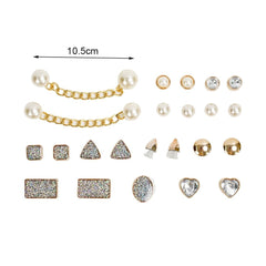 26pcs Rhinestones Shoe Charms For Clogs Garden Shoes DIY Decoration