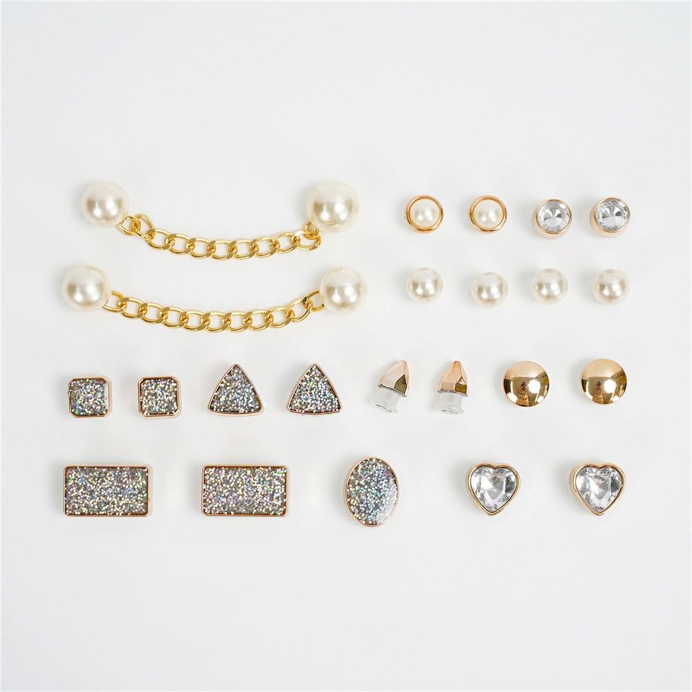 26pcs Rhinestones Shoe Charms For Clogs Garden Shoes DIY Decoration