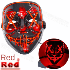 Boy's Halloween LED Luminous Mask Hip Hop Masquerade Party Prop