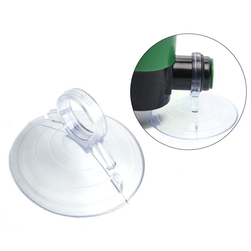 10PCS 45mm Rubber Clear Suction Cup Hook for Car Sunshade