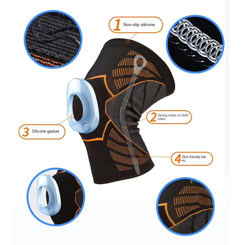 2pcs Knee Pads Warmth Knee Protection Running Football Fitness Support