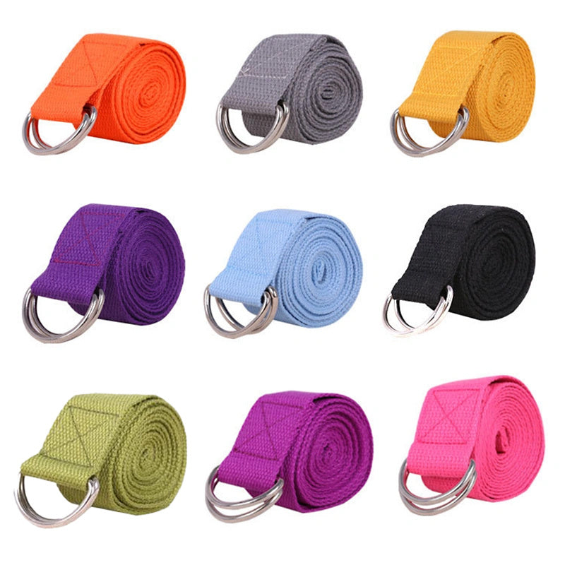 Yoga Resistance Stretch Bands with D Ring for Open Shoulder