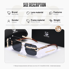MePanda Unisex Metal Sunglasses For Travel