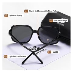 Men's Large UV Protection Driving Sunglasses