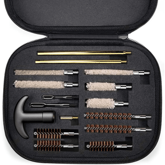 Outdoor Gun Cleaning Set with Tube Brush Tool Cloth Bag and Pipe Dredge Brush