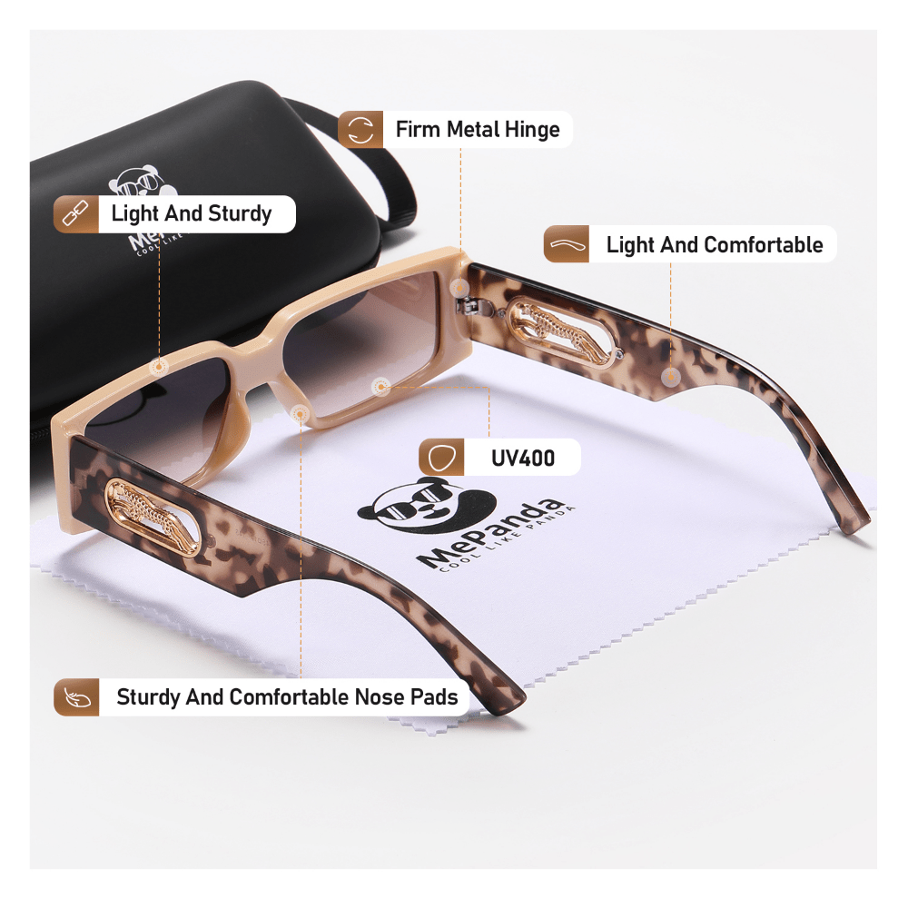 MePanda Small Frame Metal Sunglasses