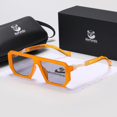 MePanda Men's Square Frame Sunglasses Unisex Outdoor Travel