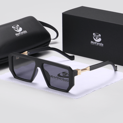MePanda Men's Square Frame Sunglasses Unisex Outdoor Travel