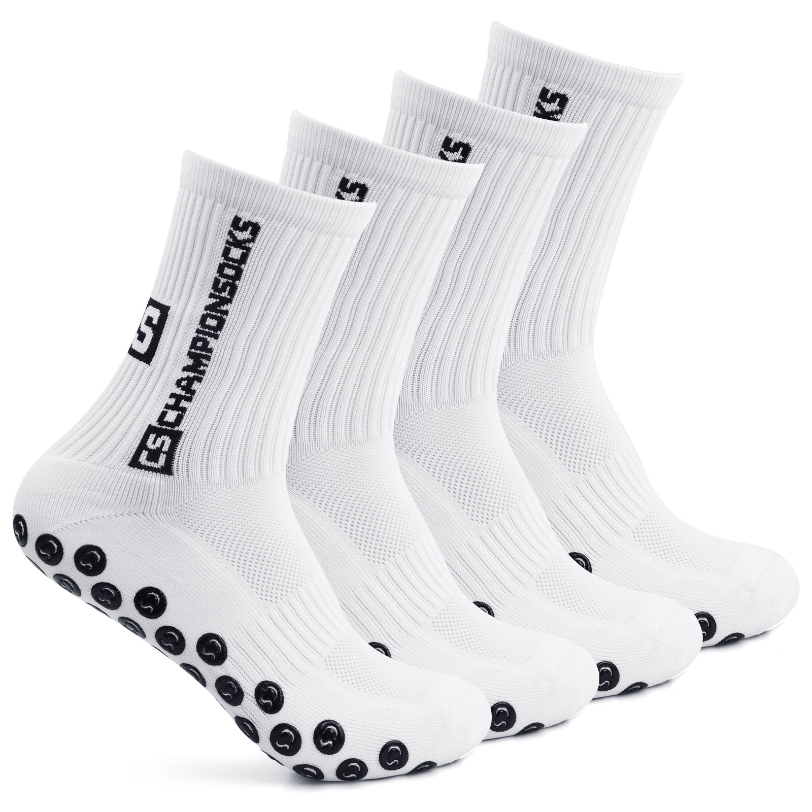 2 Pairs Outdoor Non slip Breathable Mid calf Football Socks