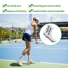 2 Pairs Outdoor Non slip Breathable Mid calf Football Socks
