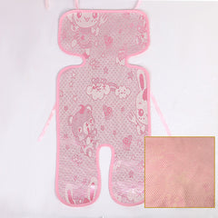 Baby Stroller Car Cooler 5 Point Seat Ice Silk Cushion