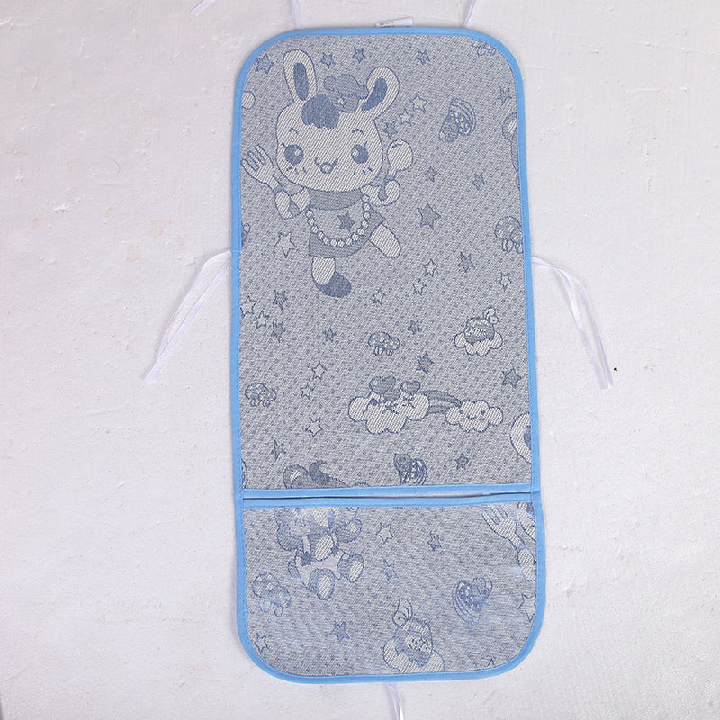 Baby Stroller Car Cooler 5 Point Seat Ice Silk Cushion