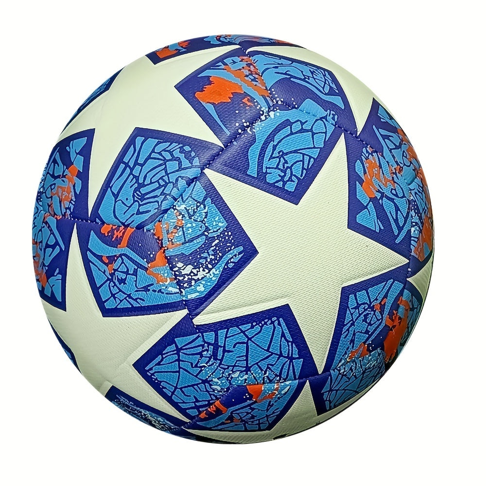 Standard Size 5 Machine Stitched Football PU Training Soccer Balls