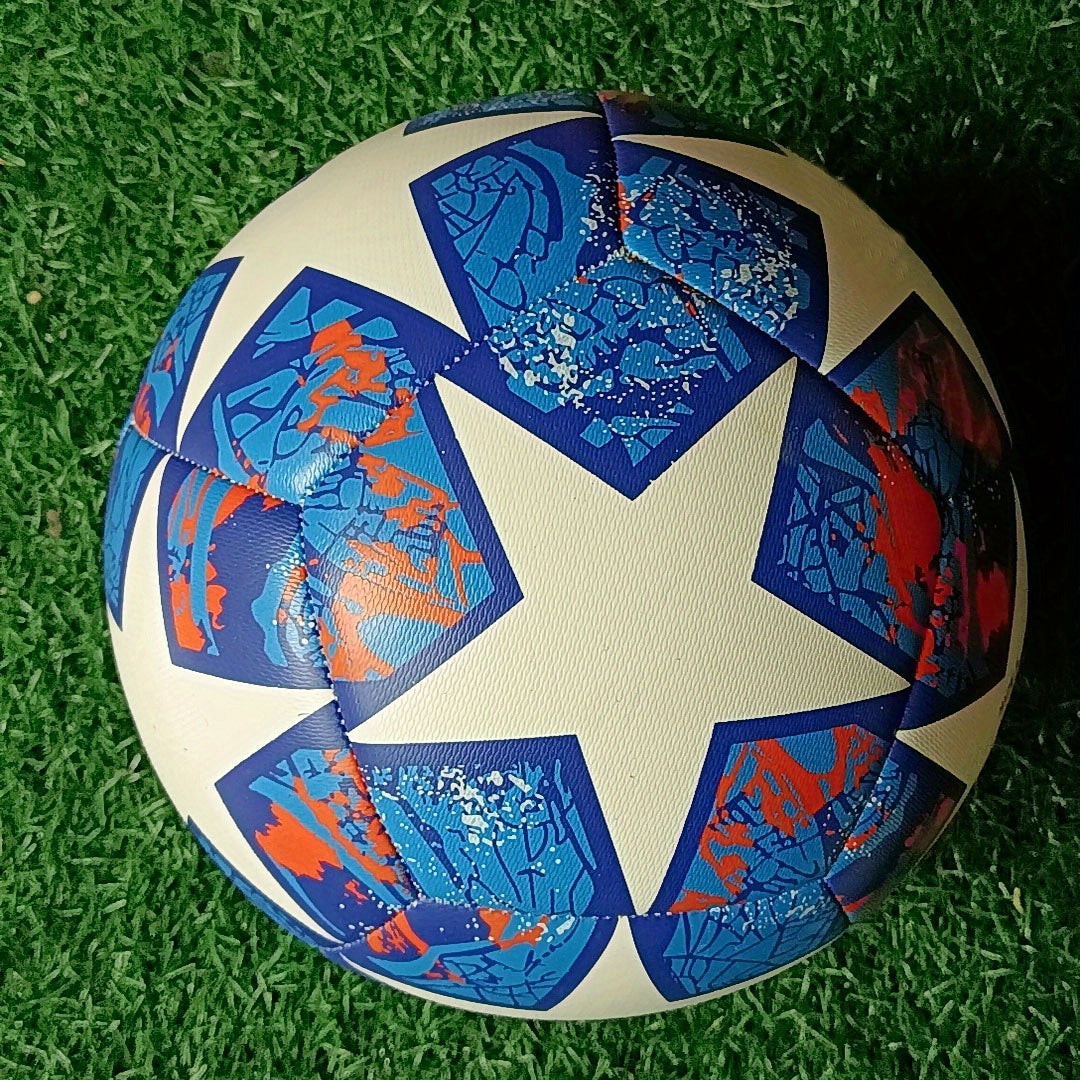 Standard Size 5 Machine Stitched Football PU Training Soccer Balls