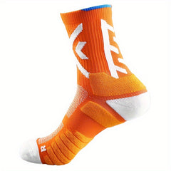 Men's Cushioned Sports Socks Breathable Basketball Socks