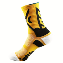 Men's Cushioned Sports Socks Breathable Basketball Socks