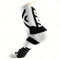 Men's Cushioned Sports Socks Breathable Basketball Socks