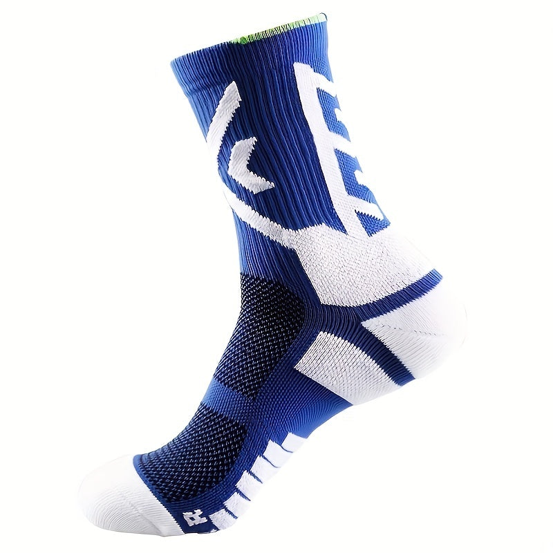 Men's Cushioned Sports Socks Breathable Basketball Socks