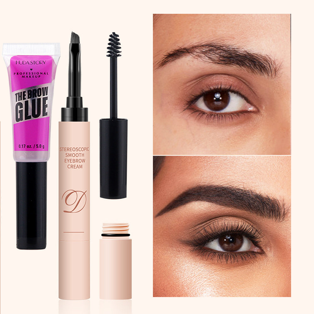 Waterproof Eyebrow Powder & Gel for Shaping