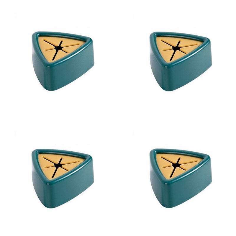 4pcs Towel Stopper Dish Cloth Hooks Wall Mount Hand Towel Holder
