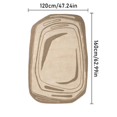 Non Slip Carpets for Living Room Bedroom and Office Modern Irregular Design