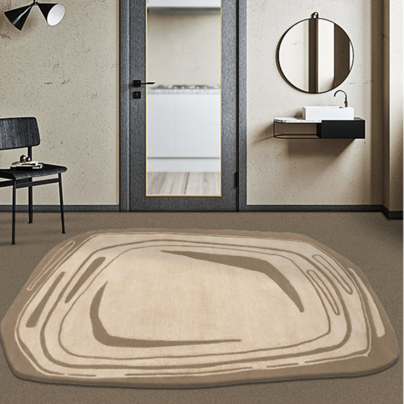 Non Slip Carpets for Living Room Bedroom and Office Modern Irregular Design