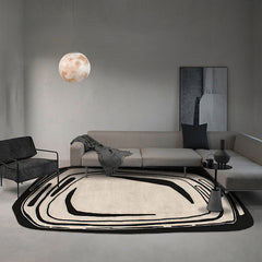 Non Slip Carpets for Living Room Bedroom and Office Modern Irregular Design