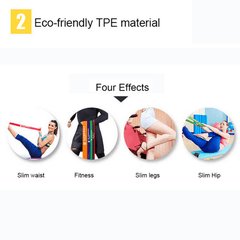 5-in-1 Yoga Tension Band for Thighs Butt Squats