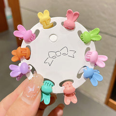 10pcs Girls Cartoon Hair Clip Candy Children's Hair Bangs