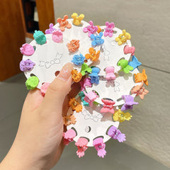 10pcs Girls Cartoon Hair Clip Candy Children's Hair Bangs