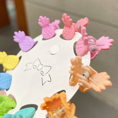 10pcs Girls Cartoon Hair Clip Candy Children's Hair Bangs