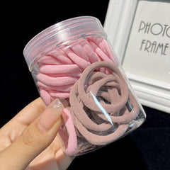 50pcs Elastic Hair Tie Ponytail Holders Scrunchies Hair Accessories