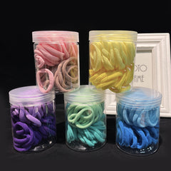 50pcs Elastic Hair Tie Ponytail Holders Scrunchies Hair Accessories