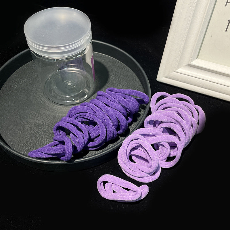 50pcs Elastic Hair Tie Ponytail Holders Scrunchies Hair Accessories