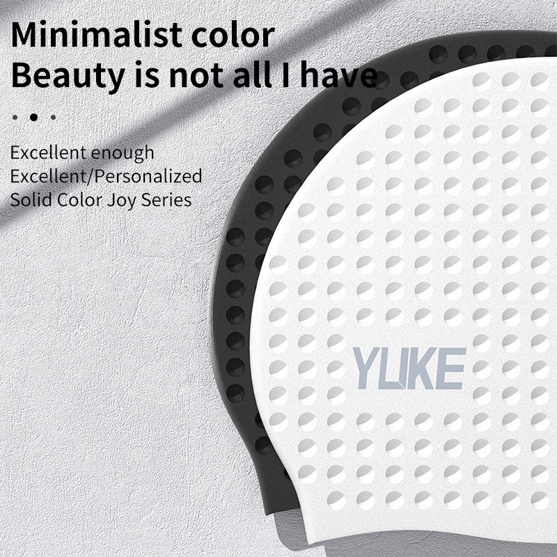 Waterproof Swimming Cap for Adults and Children Long Hair Ears Plus Size