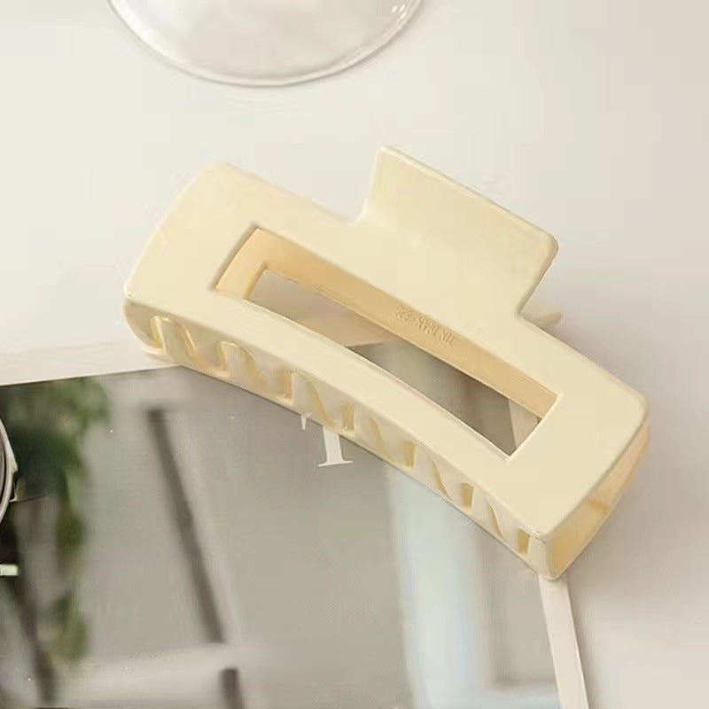 Square Large Hair Clips Claw Clips Ponytail Buckle Daily Hair Accessories