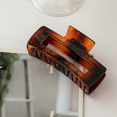 Square Large Hair Clips Claw Clips Ponytail Buckle Daily Hair Accessories