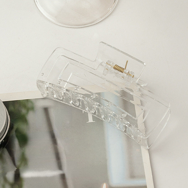 Square Large Hair Clips Claw Clips Ponytail Buckle Daily Hair Accessories