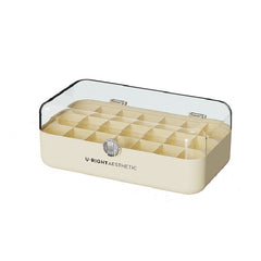 Plastic Jewelry & Cosmetic Storage Box Transparent Organizer Travel